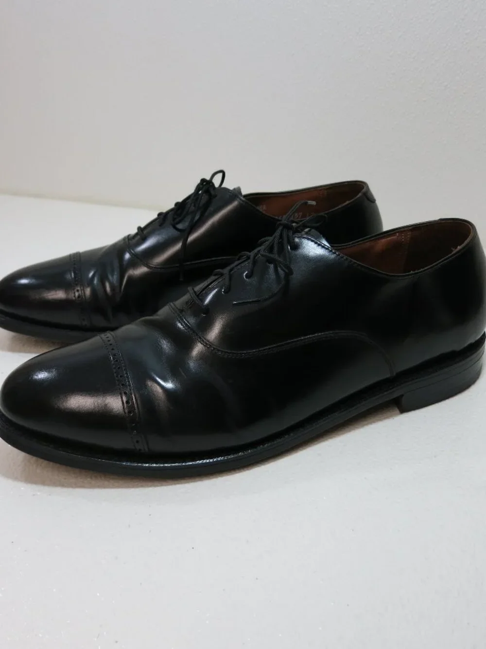 Bostonian Classics Men's Made In USA Leather Oxfords Formal Shoe Size 12 D/B